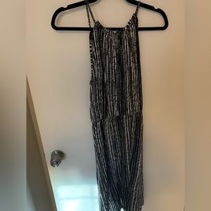 Loft black and white dress Size medium